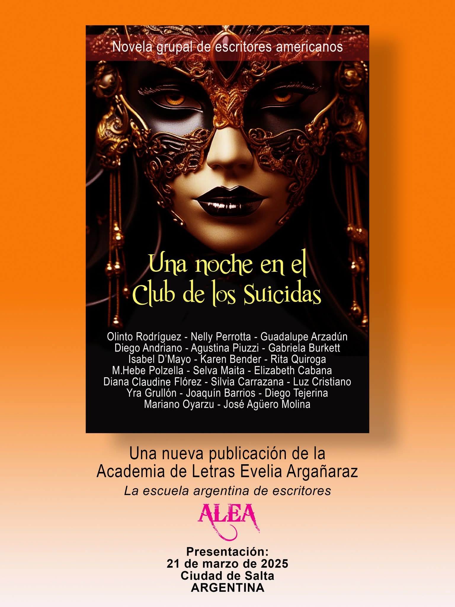 DIANA CLAUDINE FLOREZ PAEZ UNA NOCHE EN EL CLUB DE LOS SUICIDAS